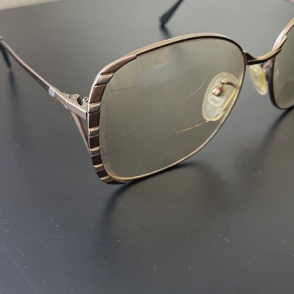 Vtg Designs By Ruth Vanity Eyewear Frames Only Eyeglasses Rose Gold Silver *READ - Picture 3 of 11